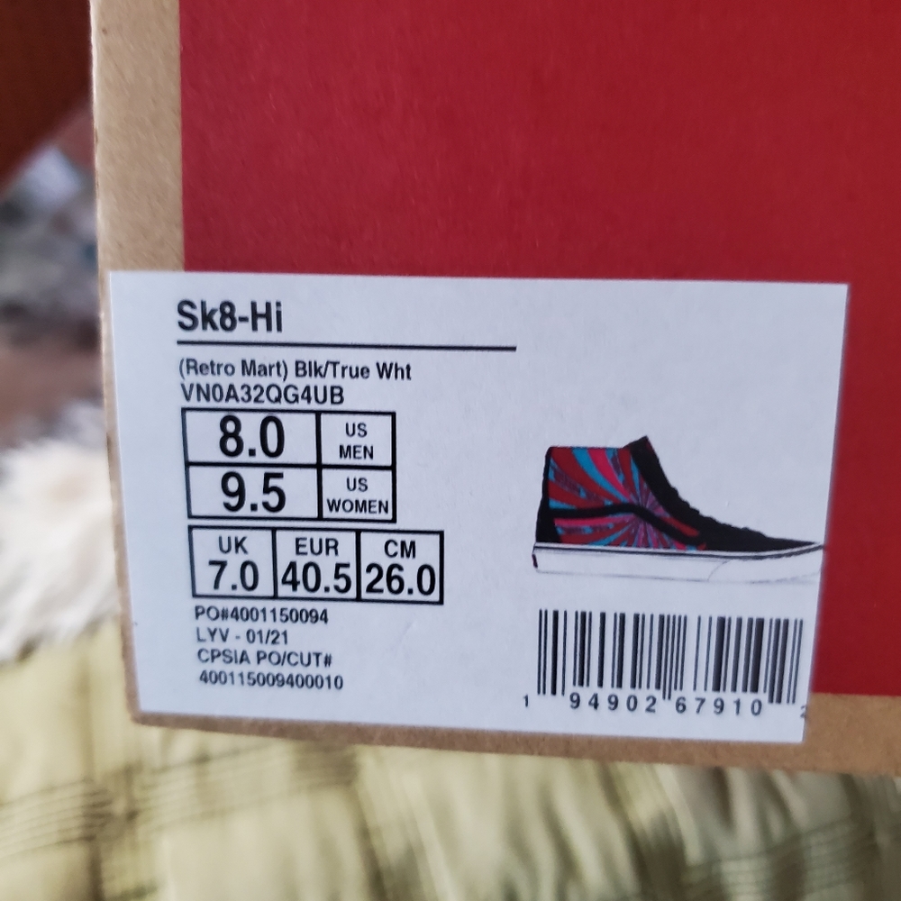 Vans Retro Mart Sk8-HI (cl) - Picture 2 of 15